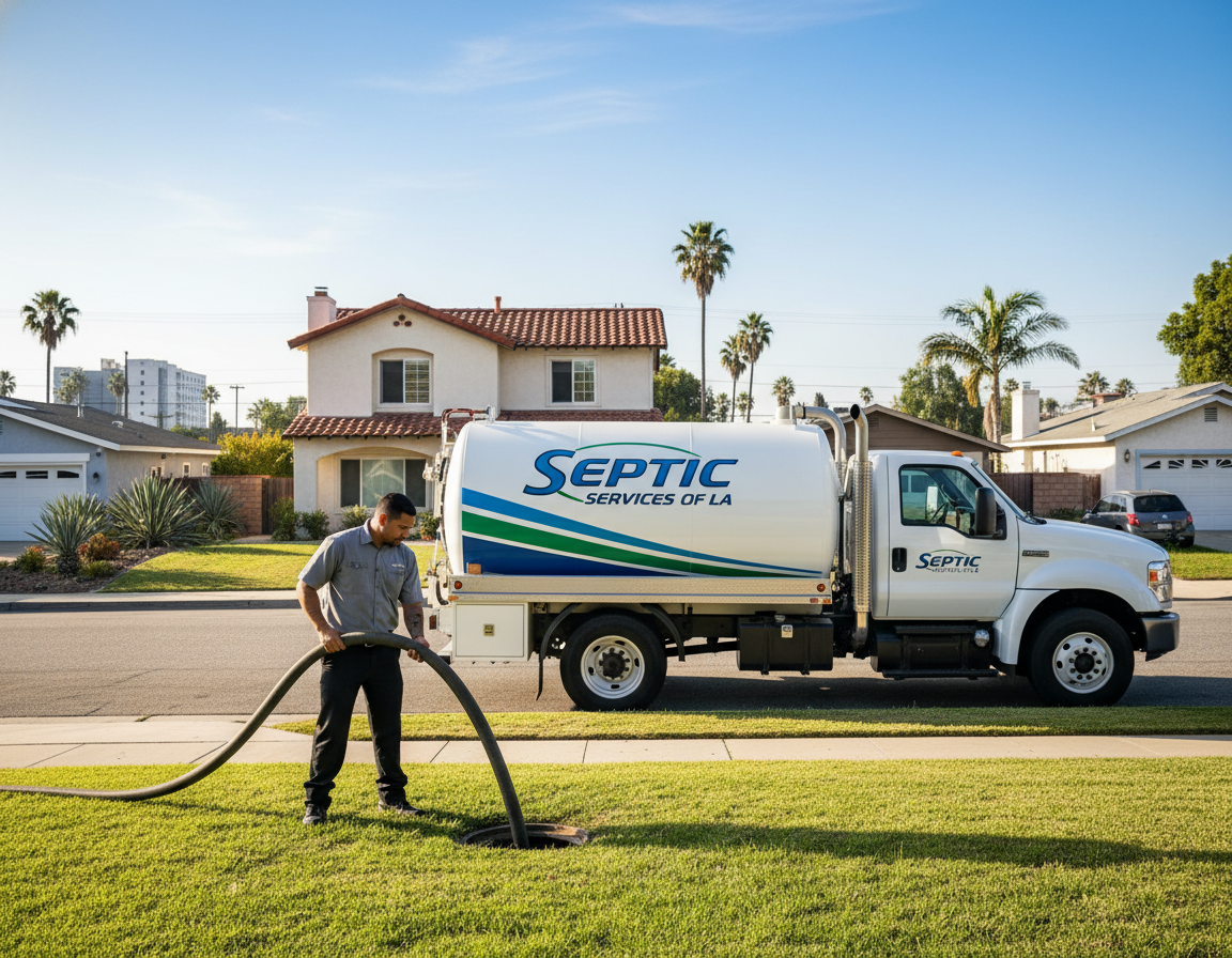 septic tank pump out near me in LA