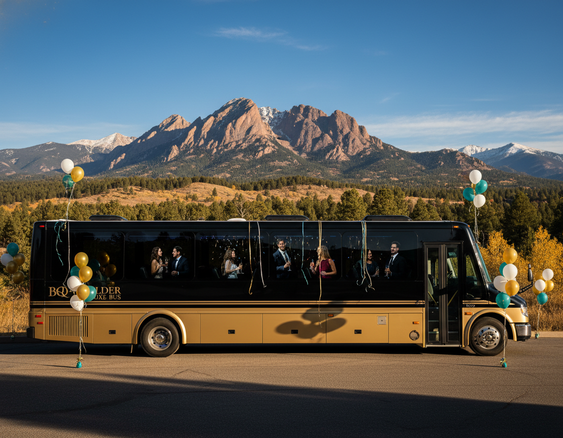 Cherry Creek party bus and bus charter